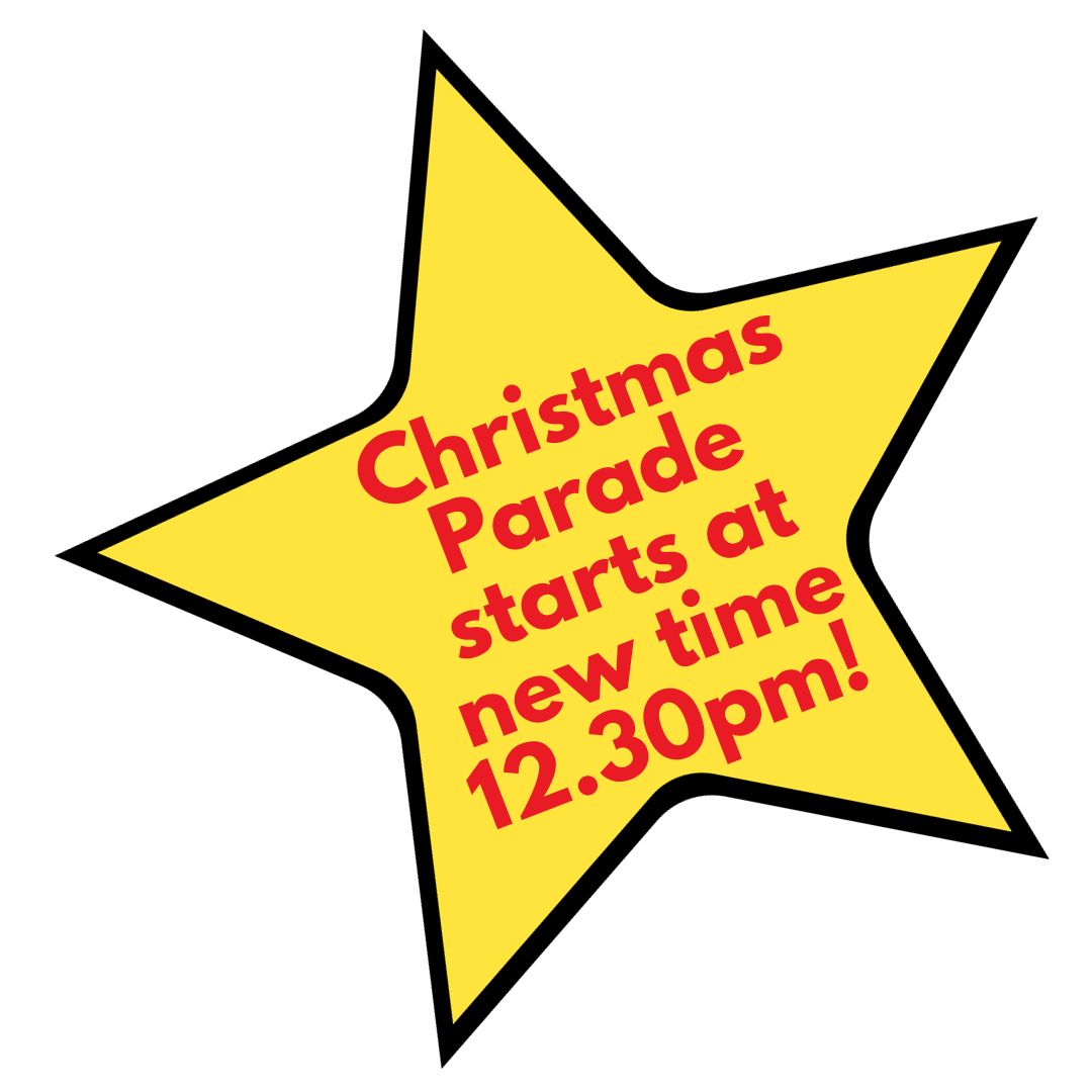 Feilding Christmas Parade starts at 12.30pm