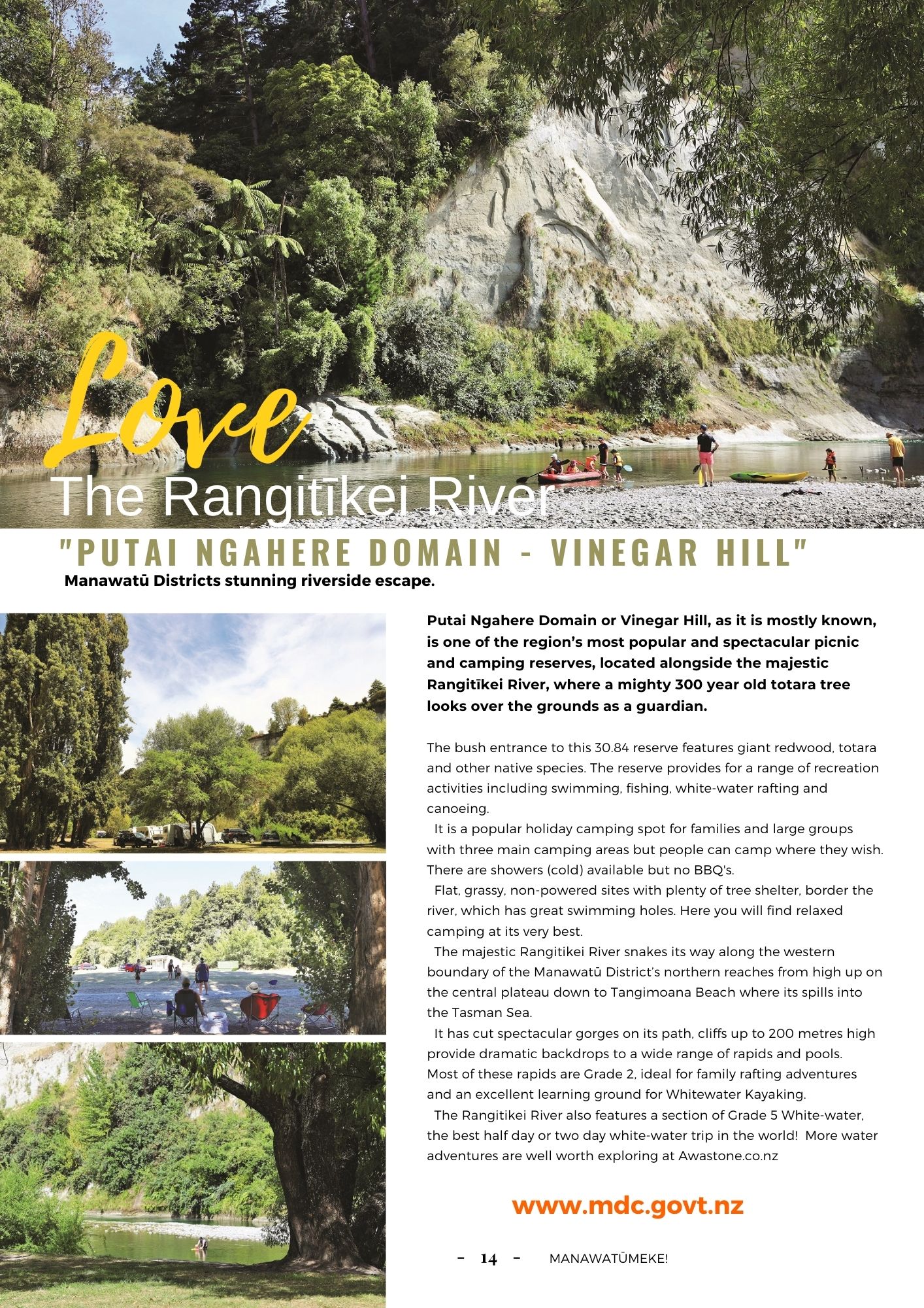 Explore Manawatu Rangitikei River Vinegar Hill Putai Ngahere